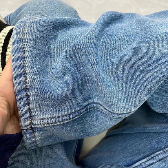 👖 Fleece Lined Wide Leg Jeans - Picture 4 of 5